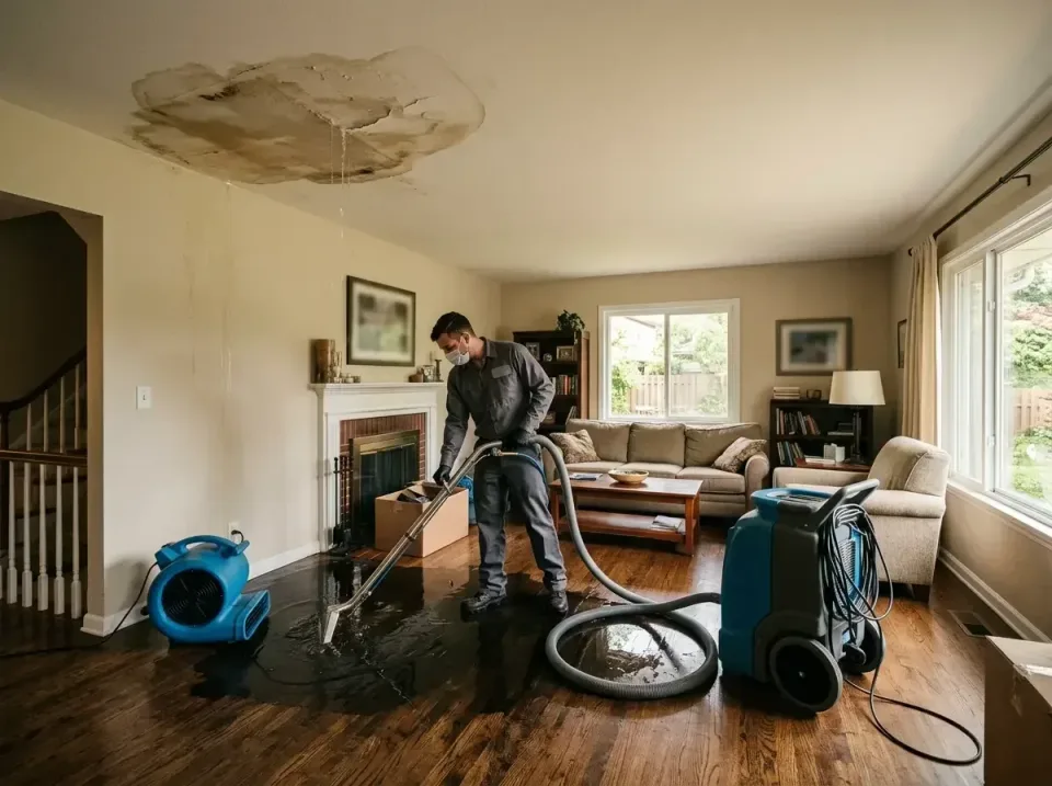 attic-pipe-burst-ceiling-drip-008 — frequently asked questions, Water Damage Restoration & Carpet Care in Belpre, OH